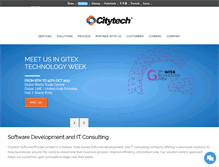 Tablet Screenshot of citytechcorp.com
